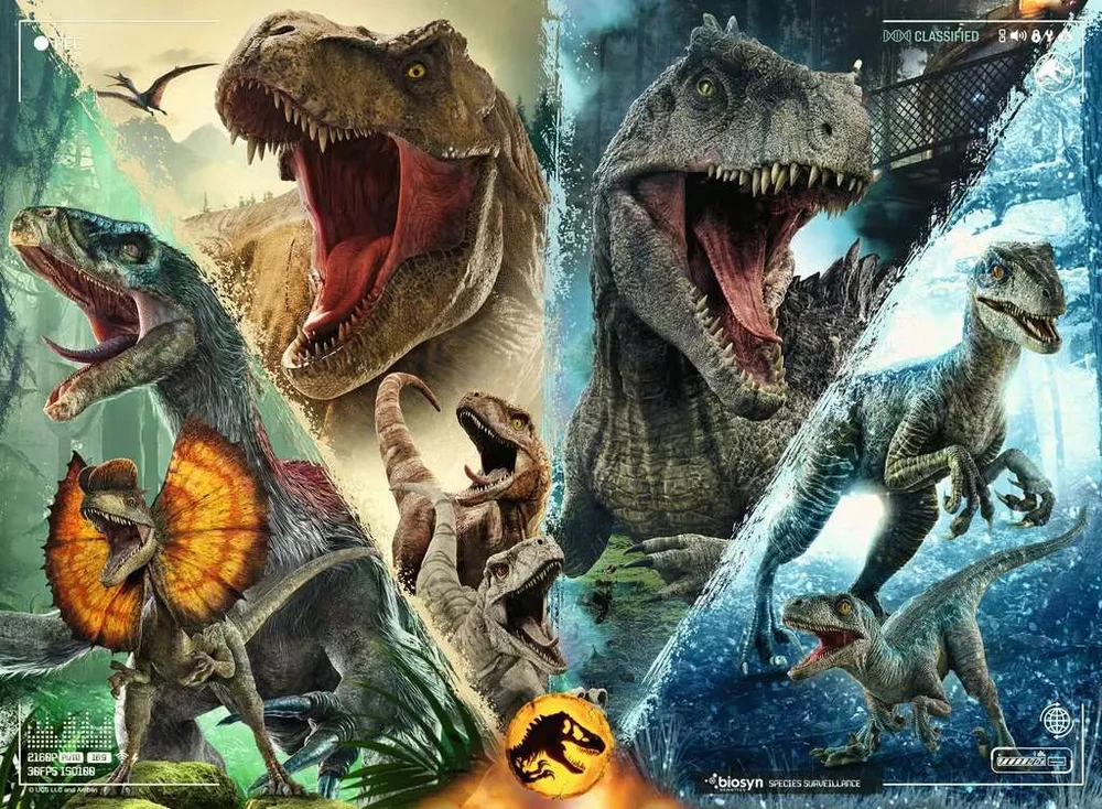 Ravensburger Dėlionė 100 vnt. – Juros periodo pasaulis (Jurassic World)