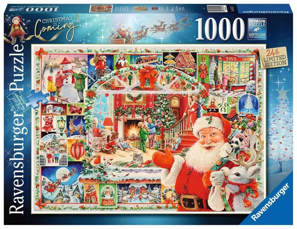 Ravensburger Dėlionė 1000 vnt. - Kalėdos artėja