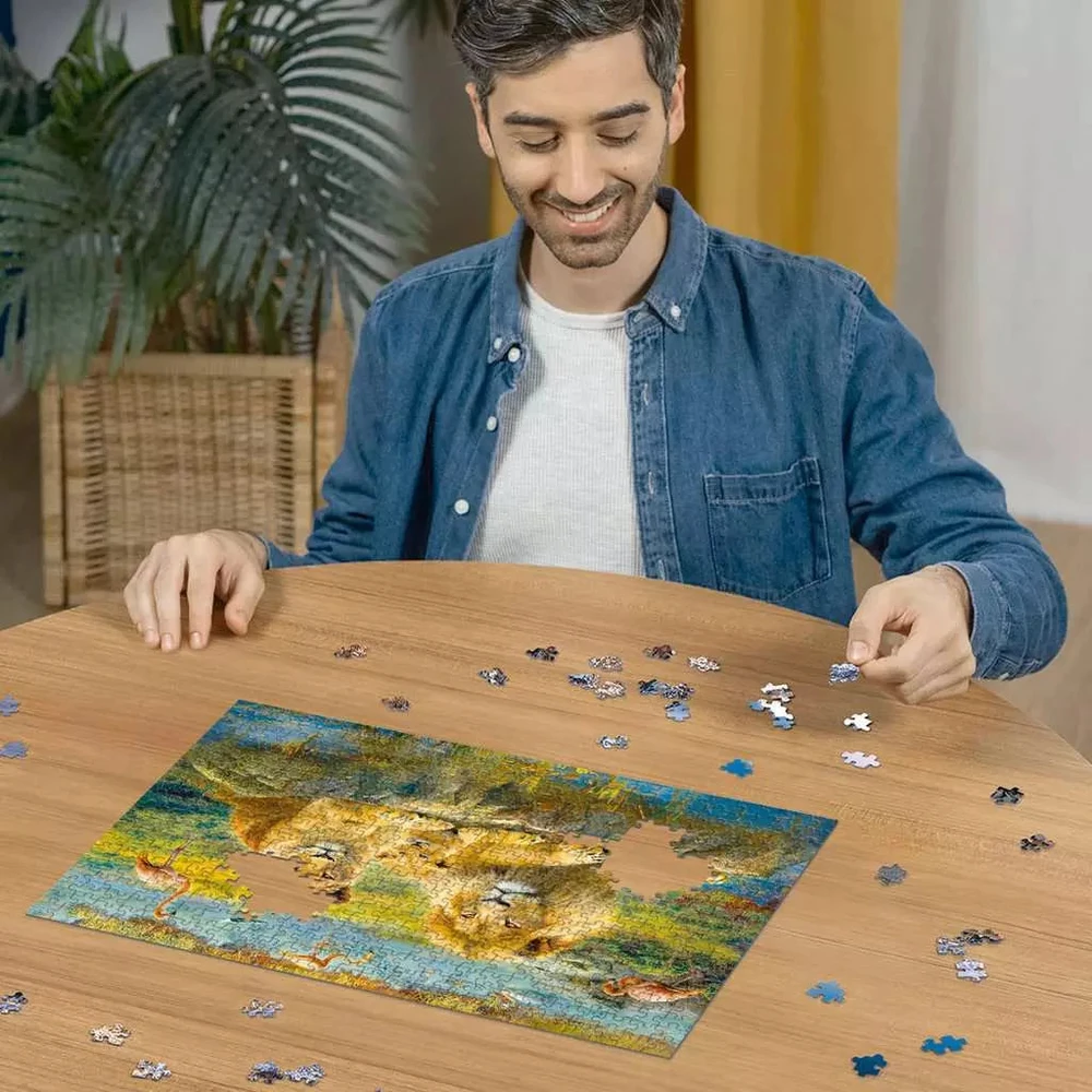 Ravensburger Dėlionė 500 vnt. - Liūtų šeima