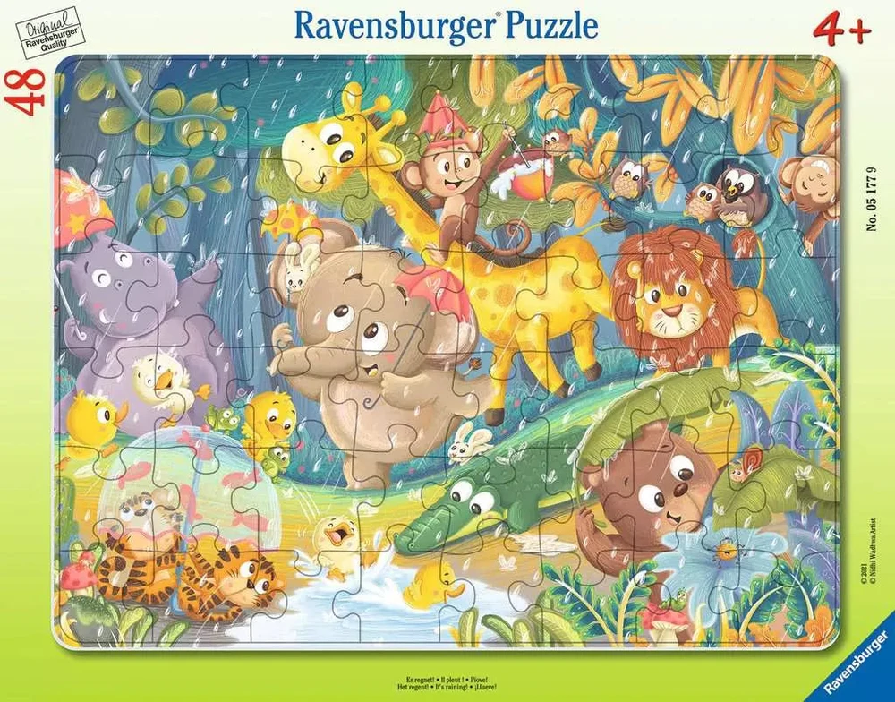 Ravensburger Dėlionė 48 vnt. - Linksmybės lietuje