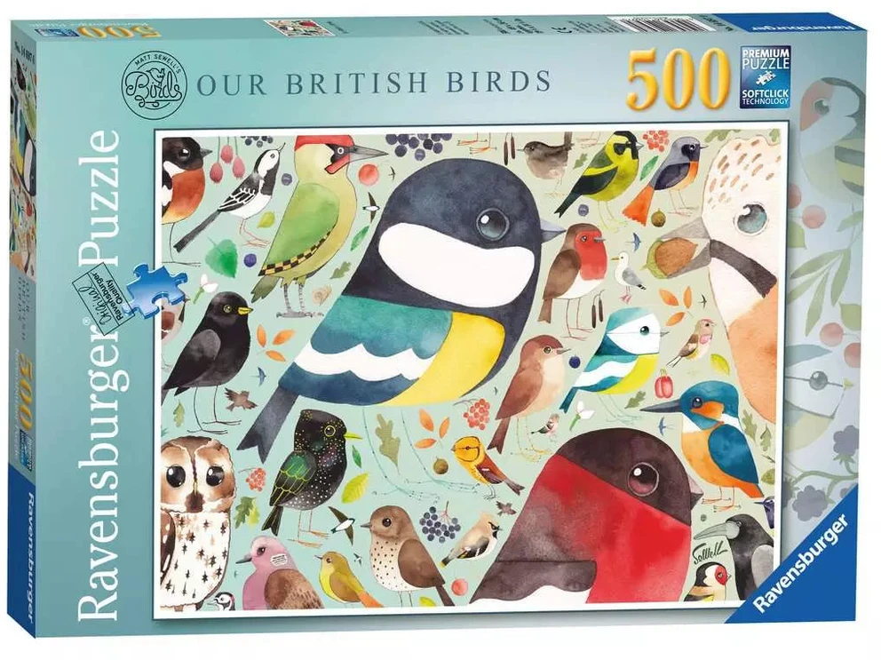 Ravensburger Dėlionė 500 vnt. - Paukščiai