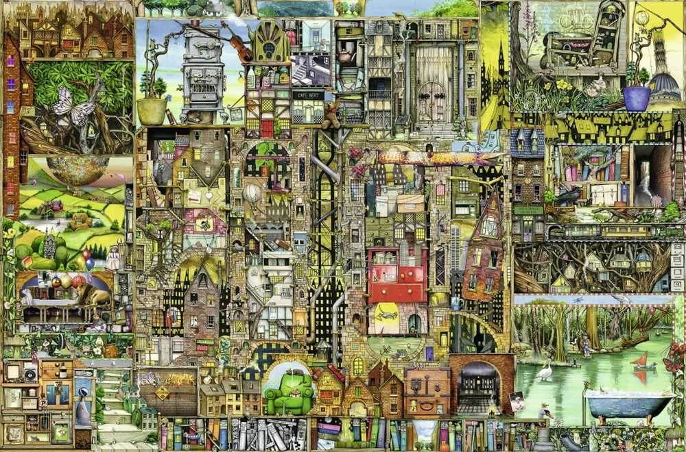 Ravensburger Dėlionė 5000 vnt. - Keistas miestas