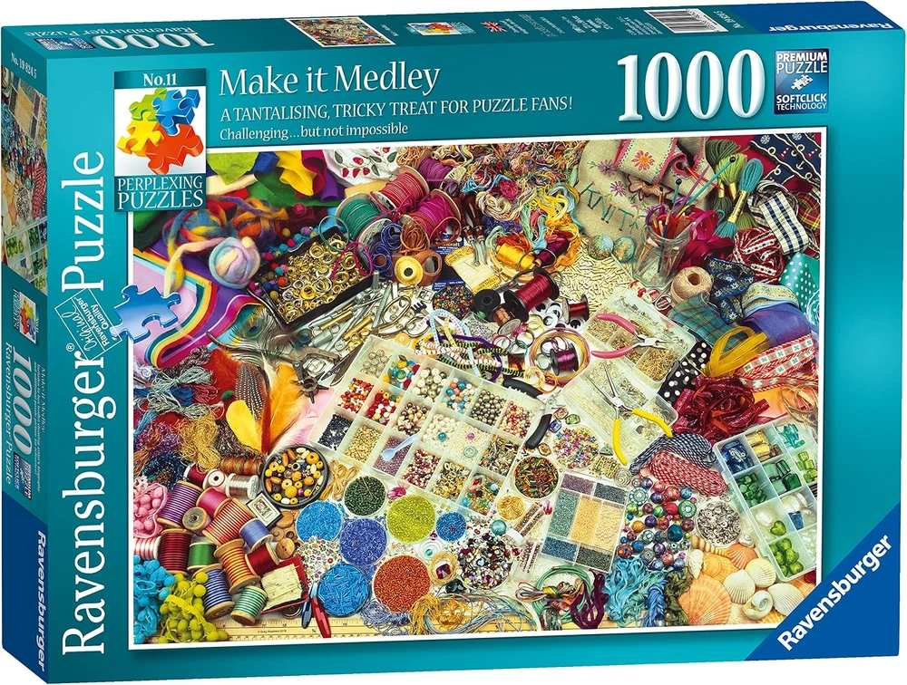 Ravensburger dėlionė „Rankdarbių mišinys“, 1000 det.