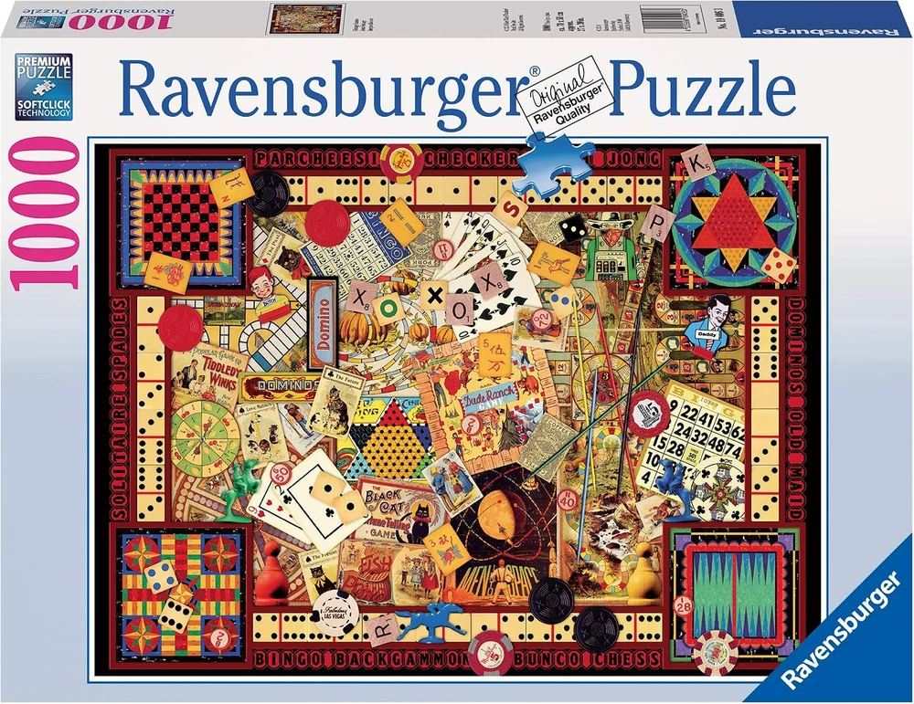 Ravensburger dėlionė „Senoviniai žaidimai“, 1000 det.