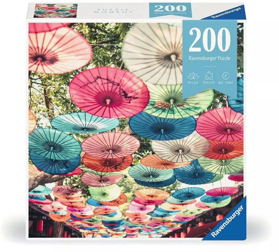Ravensburger dėlionė „Spalvoti skėčiai“, 200 det.