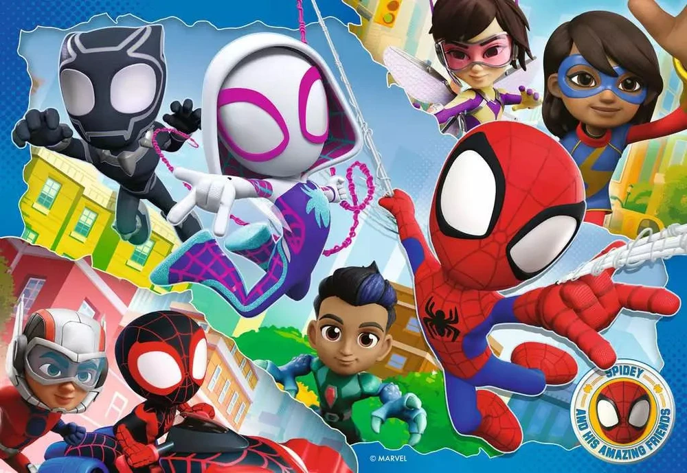 Ravensburger dėlionė „Spidey ir draugai“, 35 det., nuo 4 m.