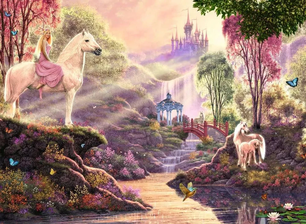 Ravensburger Dėlionė 500 vnt. - Upės magija