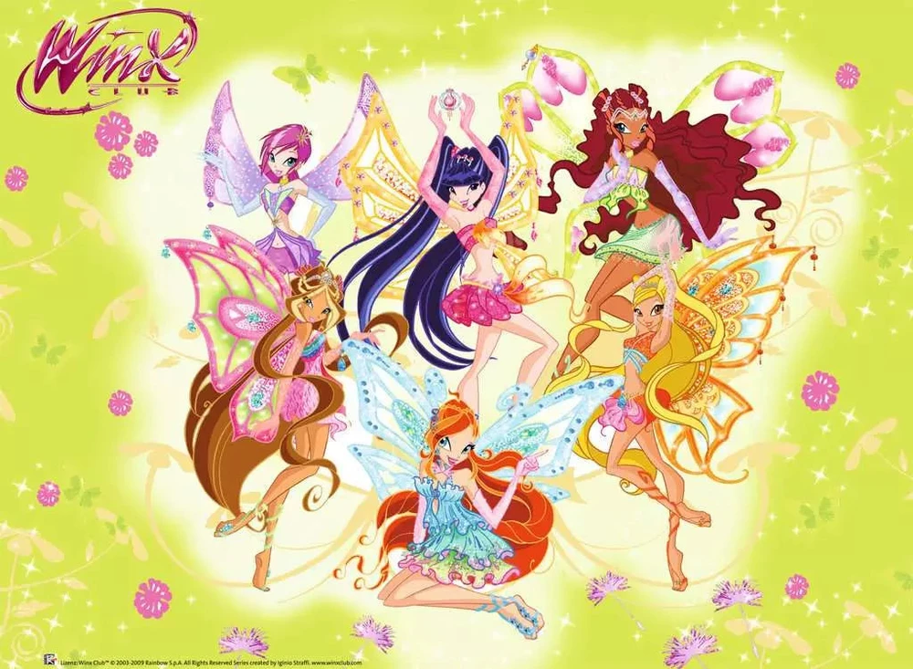 Ravensburger dėlionė su blizgučiais „Winx“, 100 det., nuo 6 m.