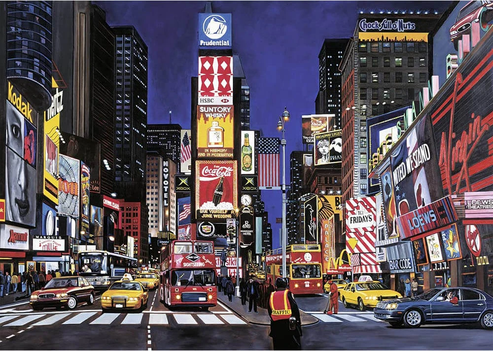 Ravensburger Dėlionė 1000 vnt. - Times Square, Niujorkas