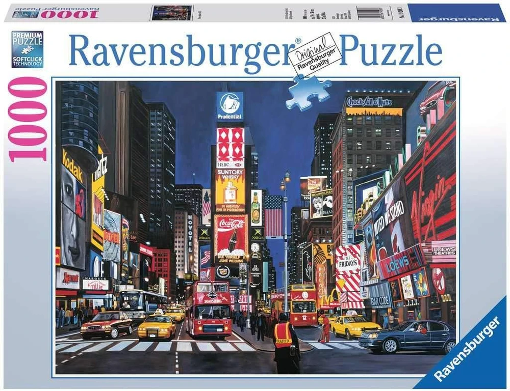 Ravensburger Dėlionė 1000 vnt. - Times Square, Niujorkas