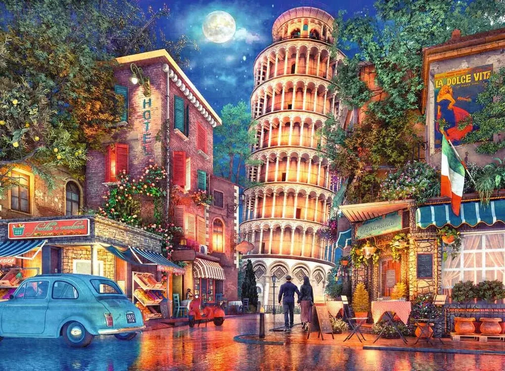 Ravensburger Dėlionė 500 vnt. - Pizos bokštas
