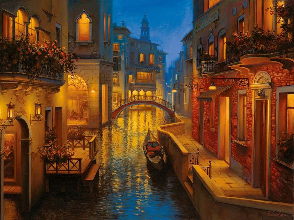 Ravensburger dėlionė „Venecijos kanalai“, 1500 det.