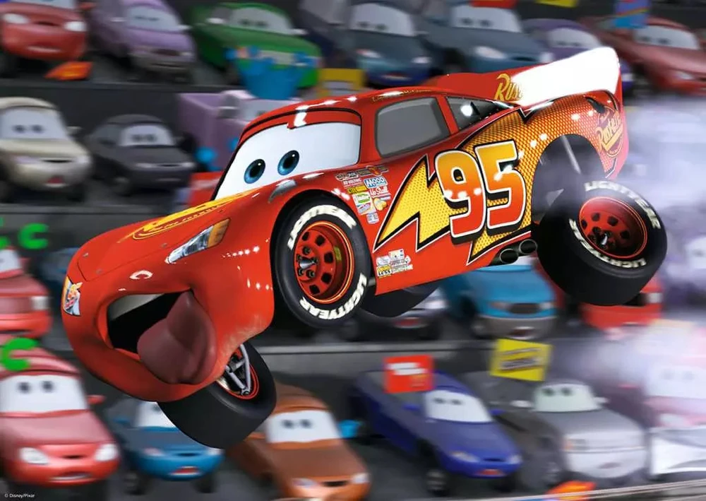 Ravensburger didelė dėlionė „Disney Pixar Ratai“, 125 det., nuo 6 m.