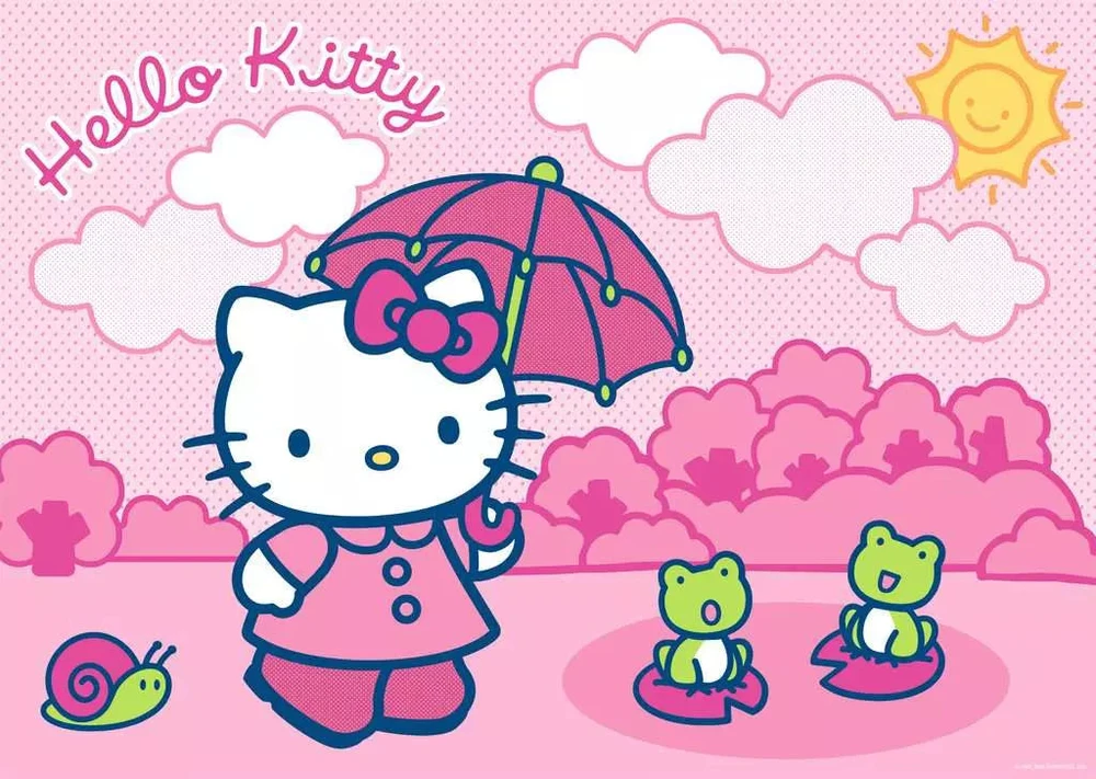 Ravensburger didelė dėlionė „Hello Kitty“, 125 det., nuo 6 m.