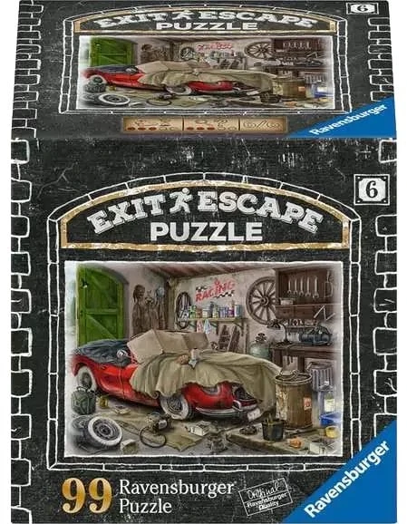 Ravensburger EXIT dėlionė 99 vnt. - Garažas