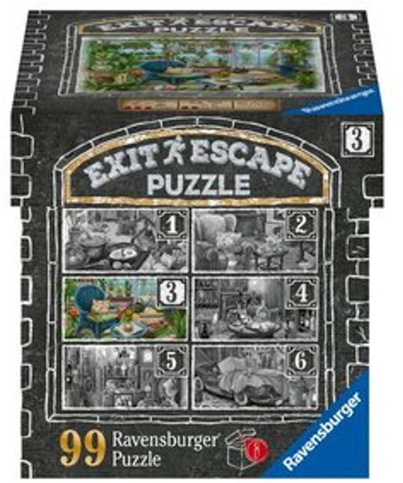 Ravensburger EXIT dėlionė 99 vnt. - Žiemos sodas