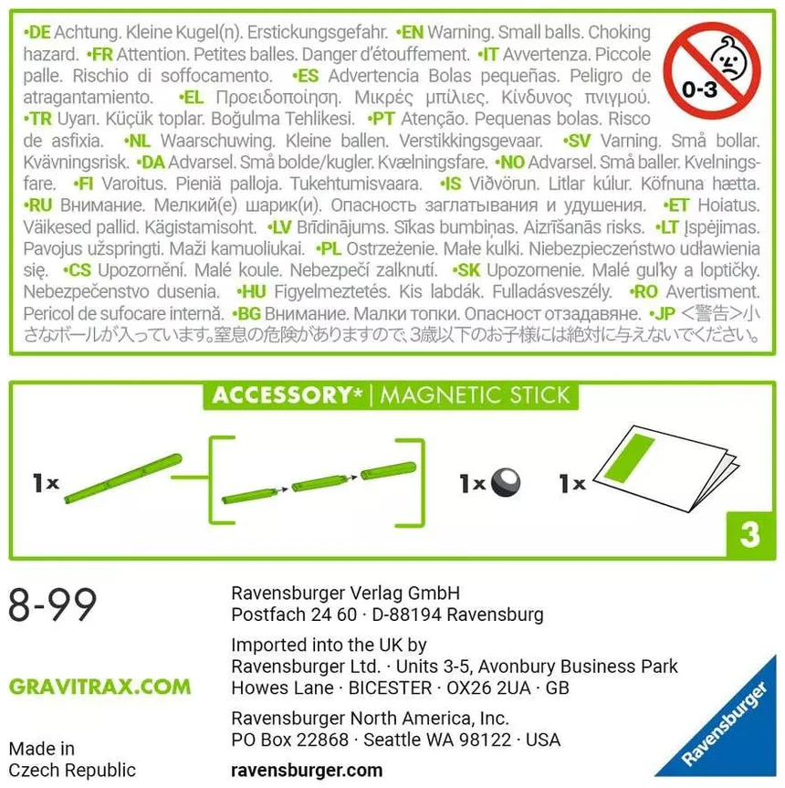 Ravensburger GraviTrax magnetinė lazdelė „Magnetic Stick“, nuo 8 m.