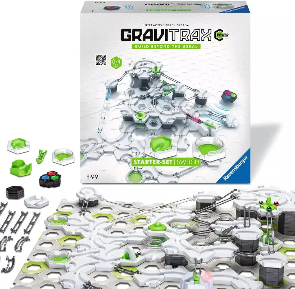 Ravensburger GraviTrax POWER startinis rinkinys „Switch“, nuo 8 m.