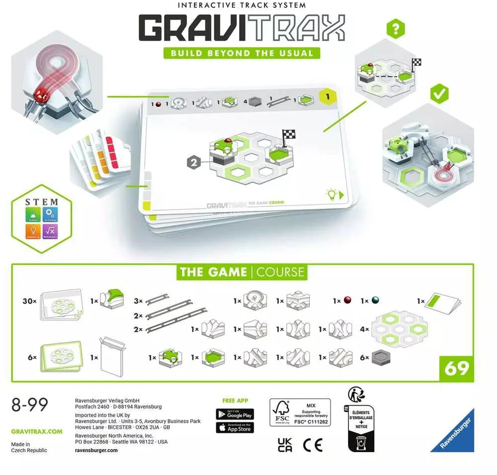 GRAVITRAX interaktyvi takelių sistema-žaidimas Course, 27018