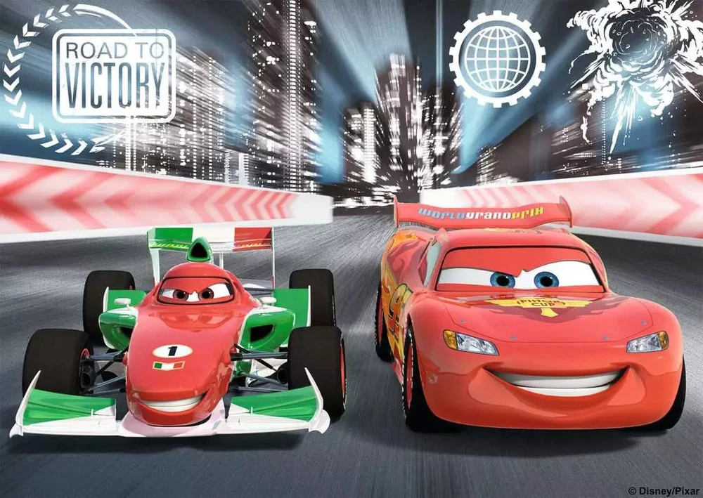 Ravensburger grindų dėlionė „Disney Pixar Ratai 2: kelias į pergalę“, 24 det.