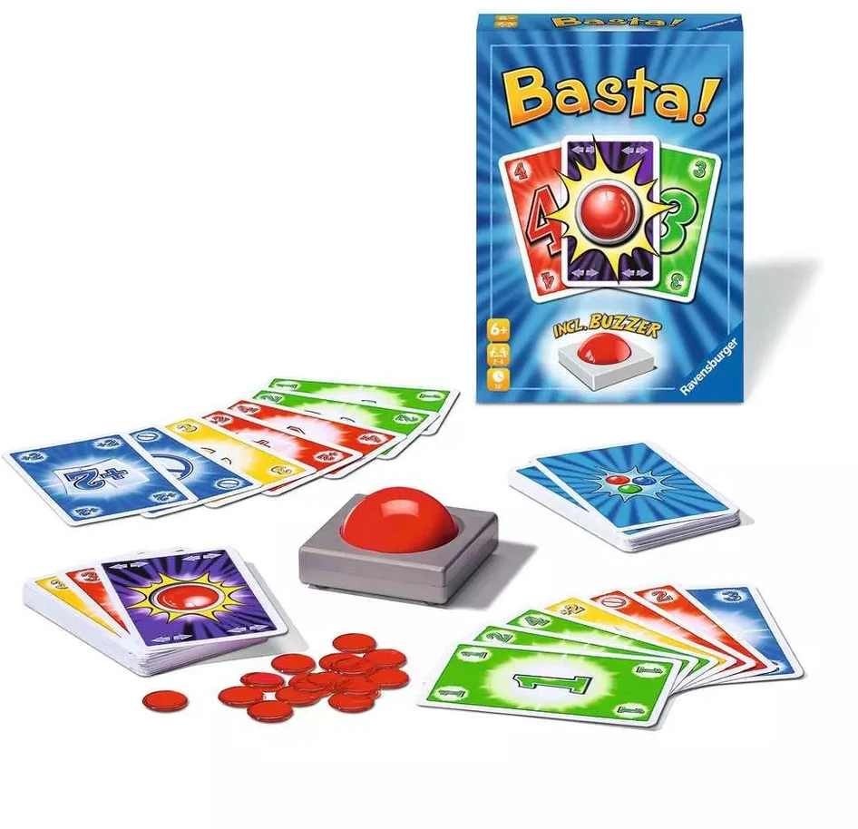 Ravensburger kortų žaidimas „Basta!“, 2–6 žaid., nuo 6 m.