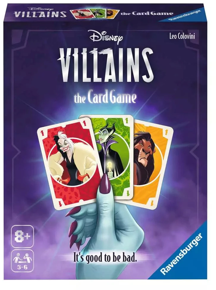 Ravensburger kortų žaidimas „Disney Villains“, nuo 8 m. (instrukcija anglų k.)