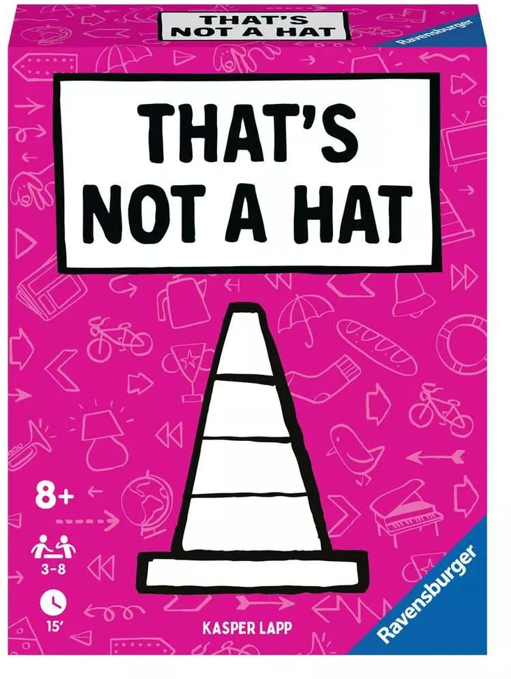 Ravensburger kortų žaidimas „That's Not a Hat“, 3–8 žaid., nuo 8 m.