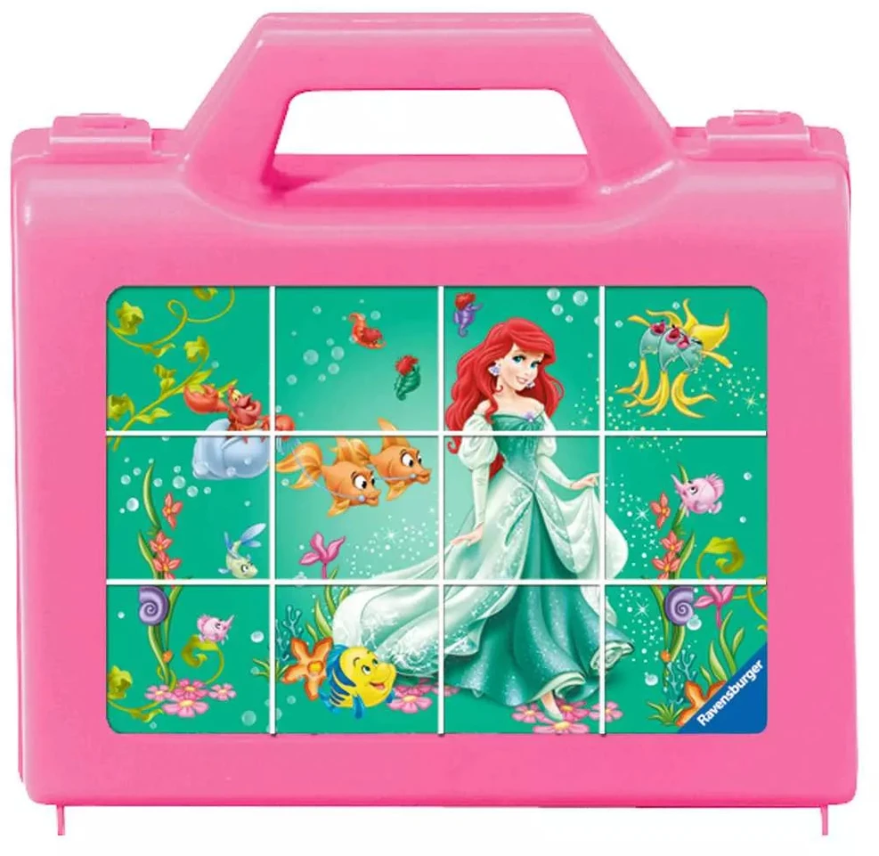 Ravensburger kubelių dėlionė „Disney princesės“, 12 kubelių