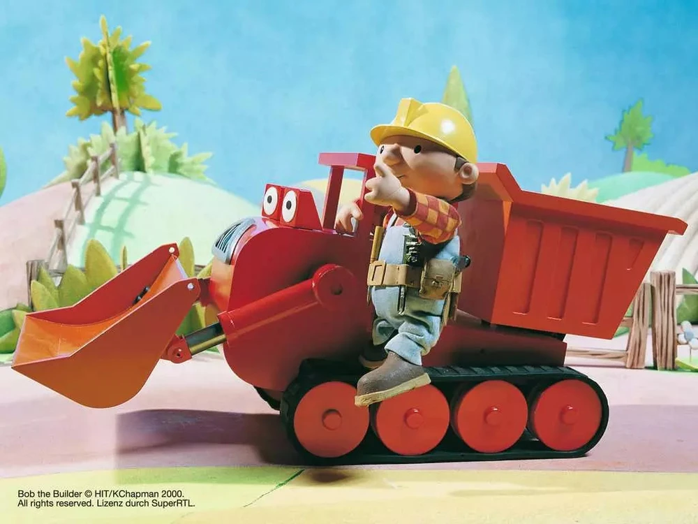 Ravensburger kubelių dėlionė „Statybininkas Bobas“, 12 kubelių