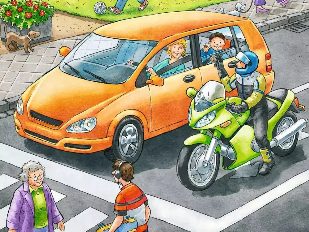Ravensburger kubelių dėlionė „Transportas“, 12 kubelių