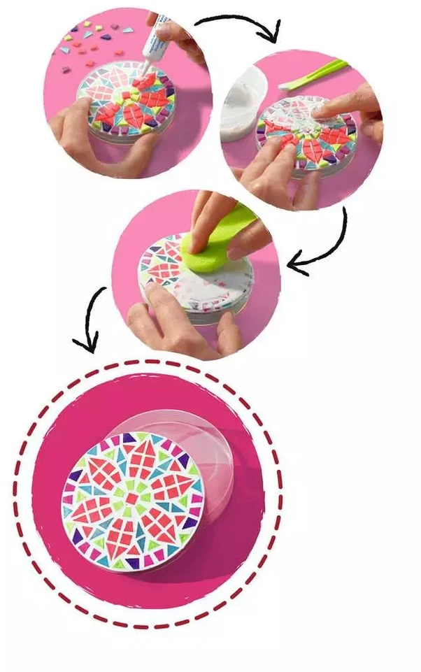 Ravensburger kūrybinis rinkinys „BeCreative: romantiška mozaika“