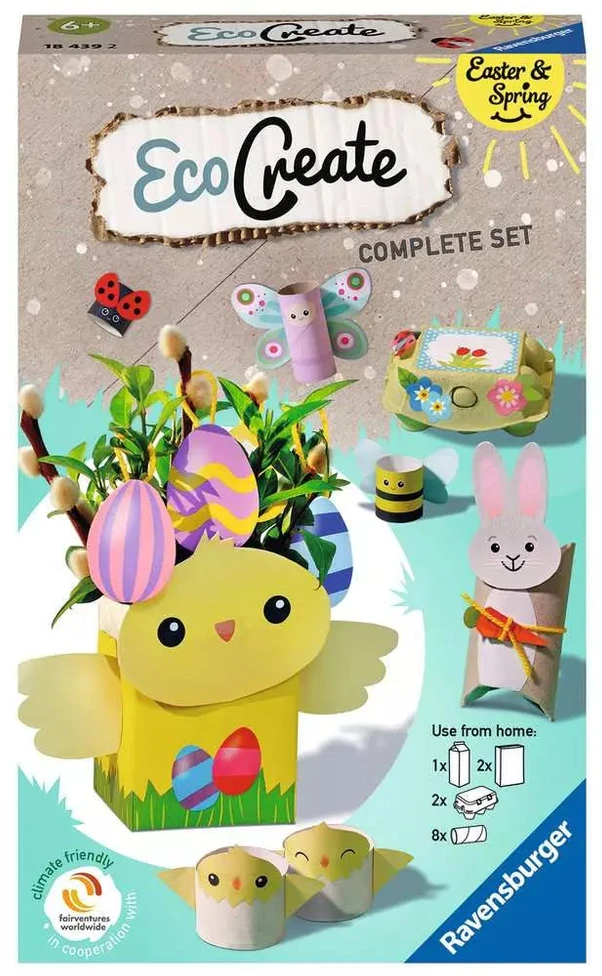 Ravensburger kūrybinis rinkinys „EcoCreate: Pavasaris“