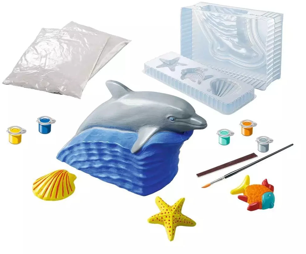 Ravensburger kūrybinis rinkinys „Gipso figūrėlės: delfinas“, nuo 7 m.