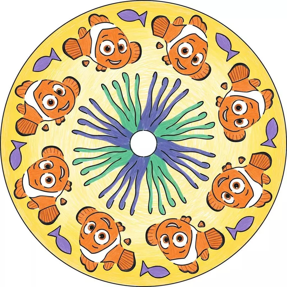 Ravensburger kūrybinis rinkinys „Mandala-Designer: Žuviukė Dorė“, nuo 6 m.