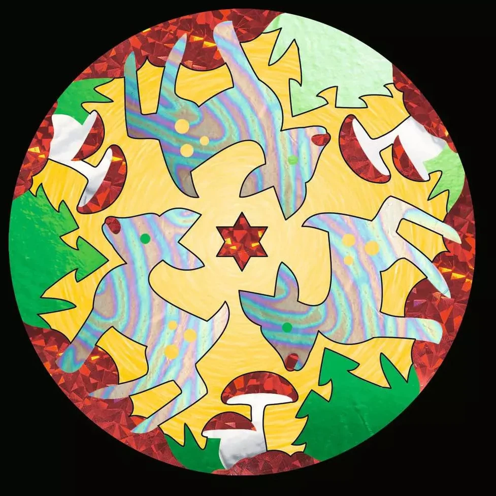 Ravensburger kūrybinis rinkinys „Metallic Mandala-Designer: Fantasy“, nuo 6 m.