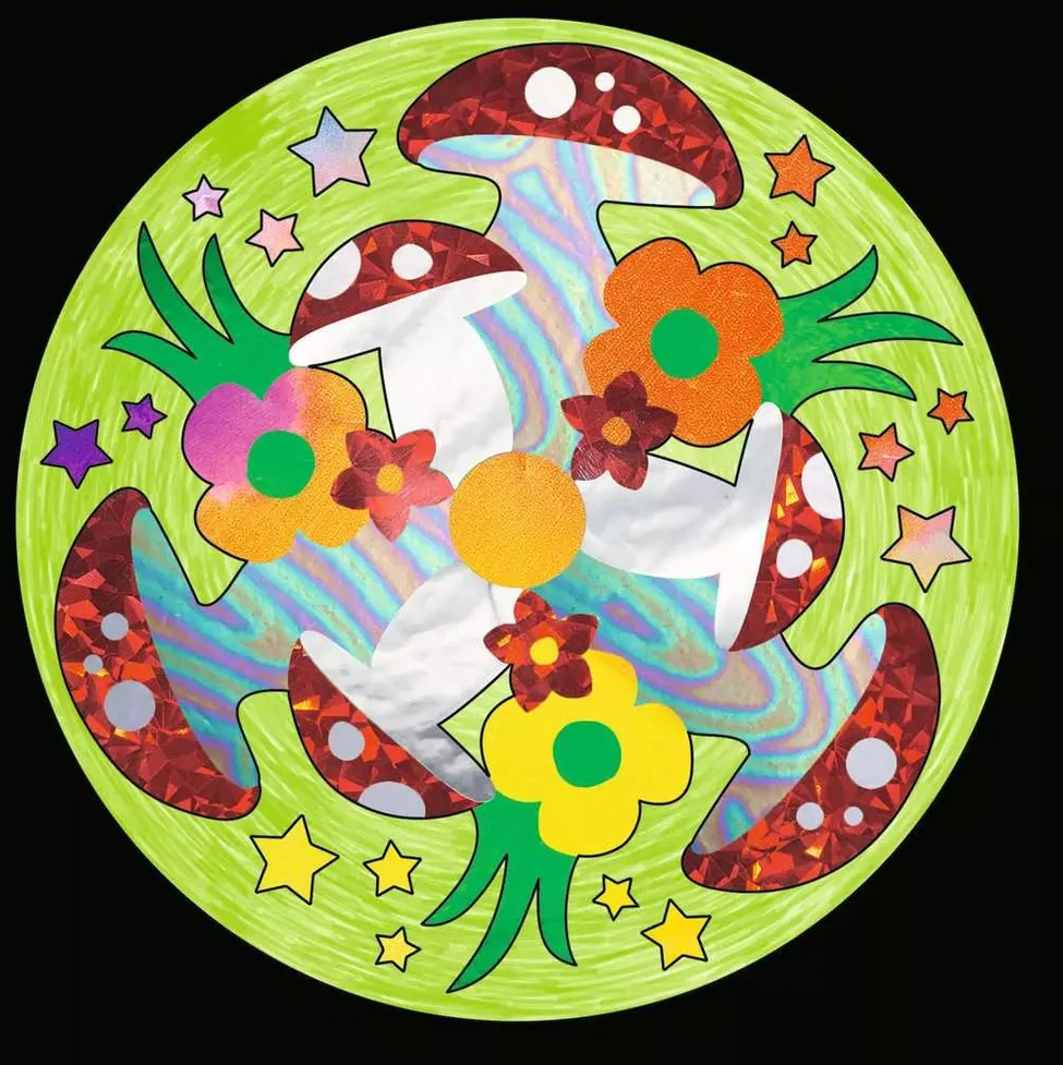 Ravensburger kūrybinis rinkinys „Metallic Mandala-Designer: Fantasy“, nuo 6 m.