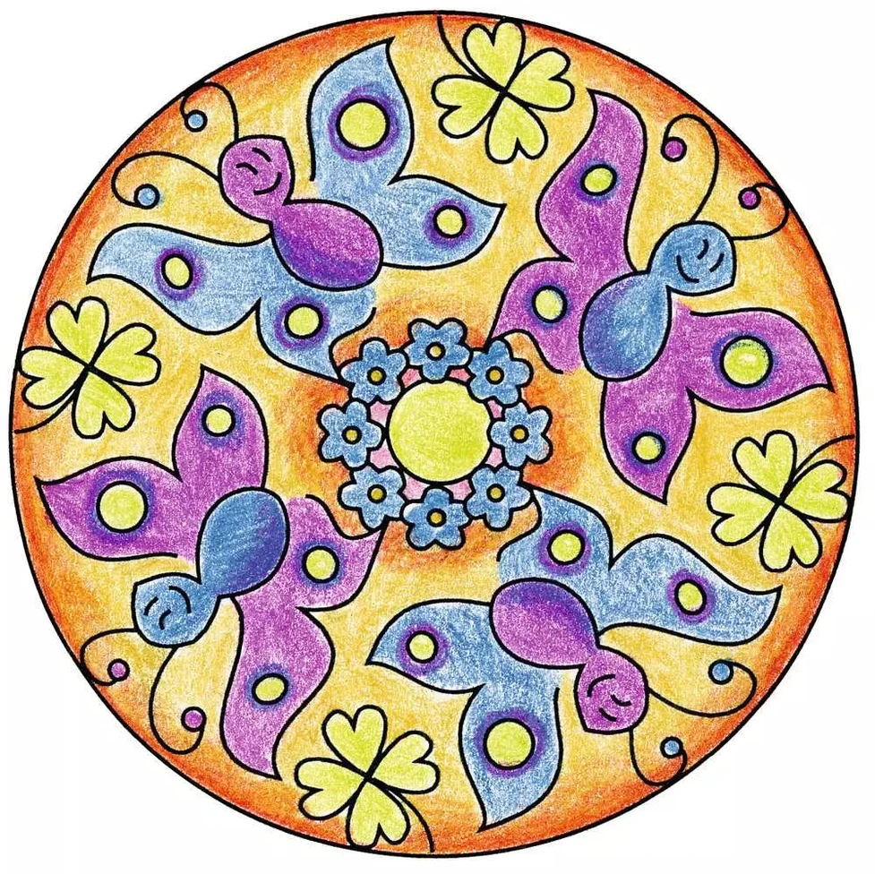 Ravensburger kūrybinis rinkinys „Mini Mandala-Designer: Romantic“, nuo 6 m.