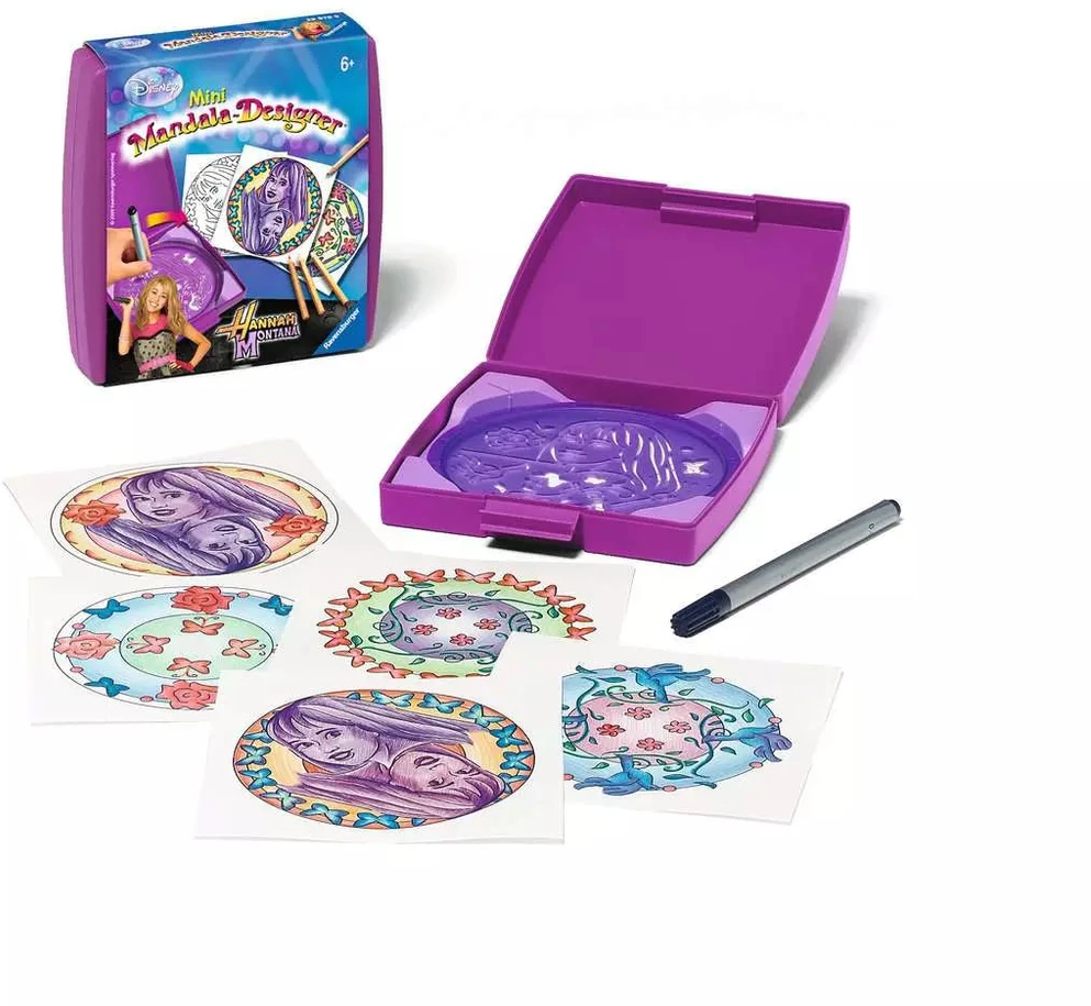 Ravensburger kūrybinis rinkinys „Mini Mandala-Designer: Hannah Montana“