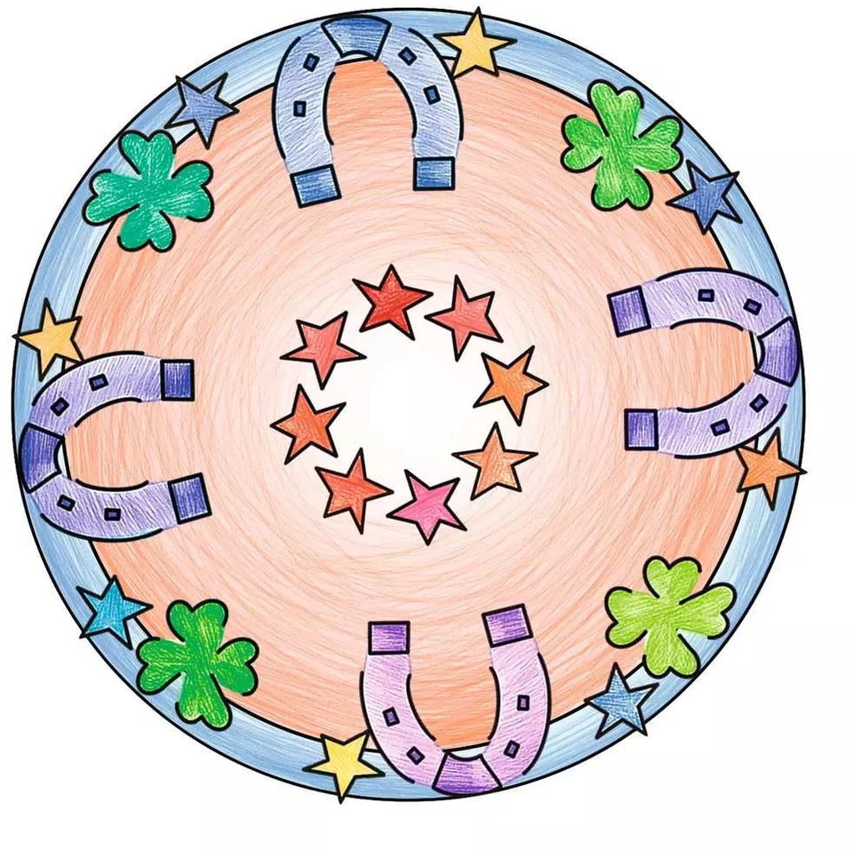 Ravensburger kūrybinis rinkinys „Mini Mandala-Designer: Žirgai“, nuo 6 m.