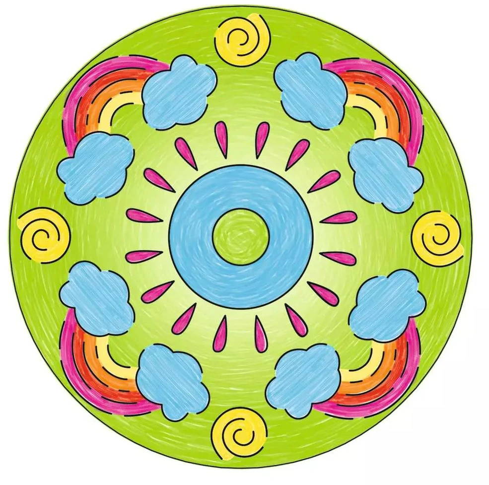 Ravensburger kūrybinis rinkinys „Mini Mandala-Designer: Vienaragis“, nuo 6 m.