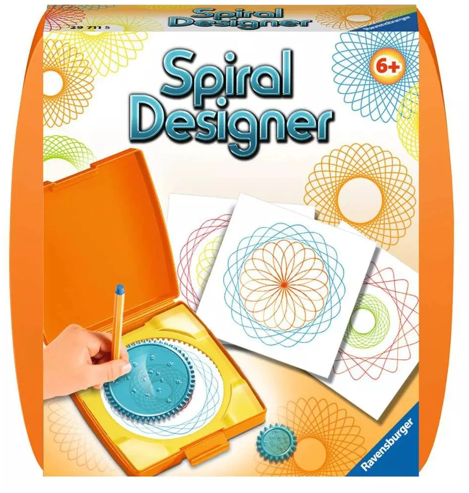 Ravensburger kūrybinis rinkinys „Mini Spiral-Designer: oranžinis“, nuo 6 m.