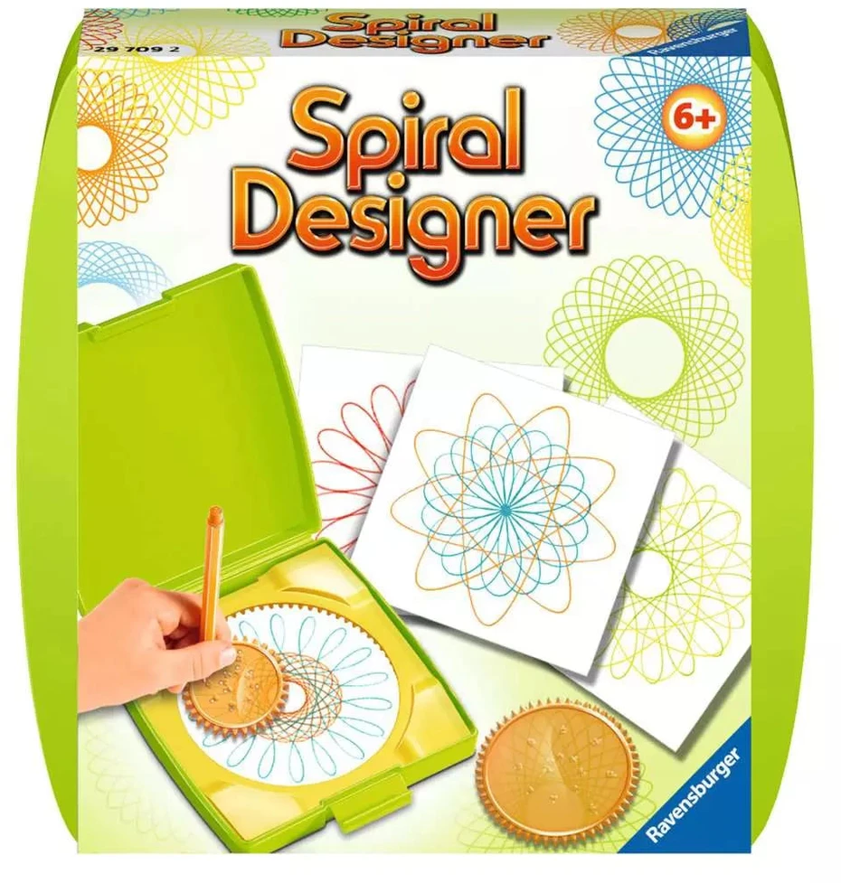 Ravensburger kūrybinis rinkinys „Mini Spiral-Designer: žalias“, nuo 6 m.