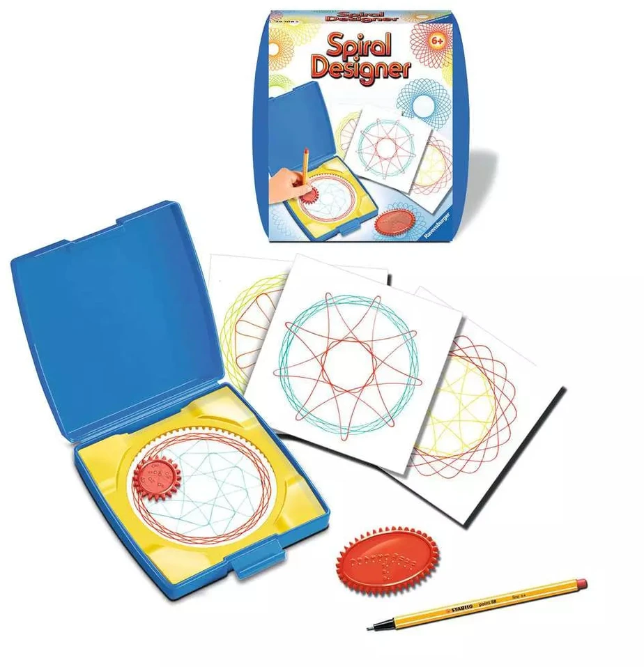 Ravensburger kūrybinis rinkinys „Mini Spiral-Designer: mėlynas“, nuo 6 m.