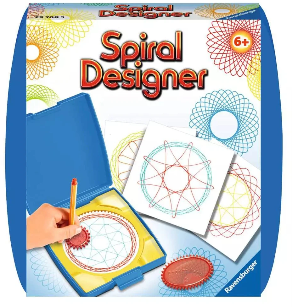 Ravensburger kūrybinis rinkinys „Mini Spiral-Designer: mėlynas“, nuo 6 m.