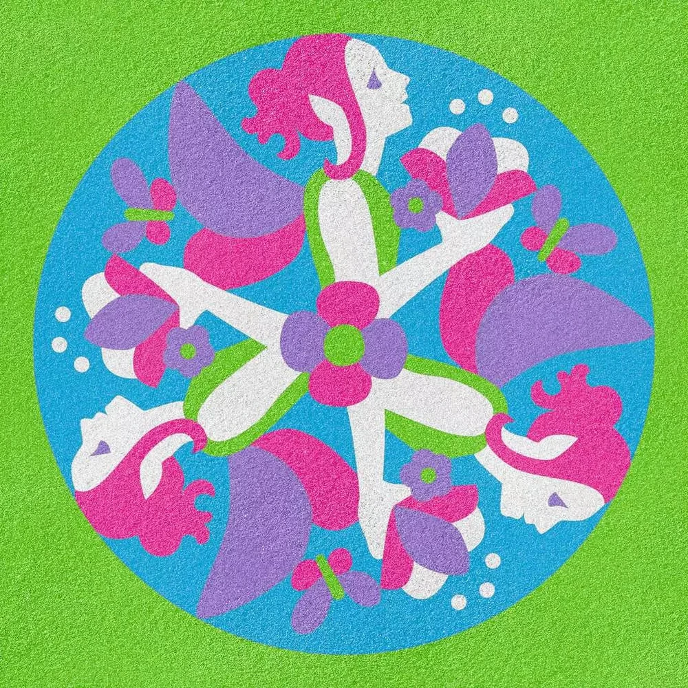 Ravensburger kūrybinis rinkinys „Smėlio Mandala-Designer: Fantasy“, nuo 6 m.