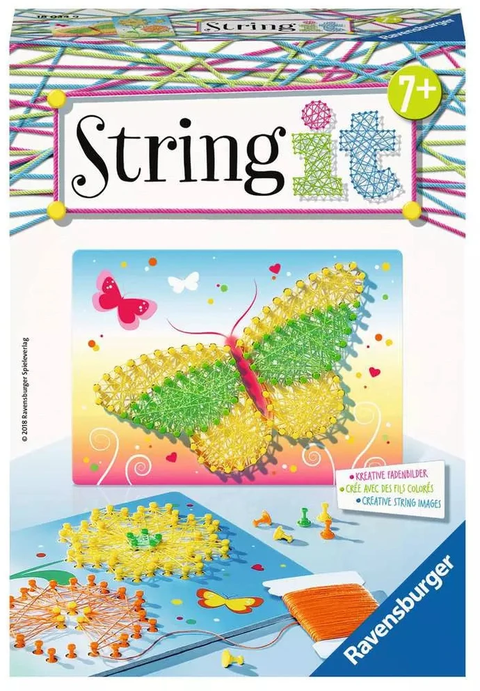 Ravensburger kūrybinis rinkinys „String it Mini: Drugelis“, nuo 7 m.