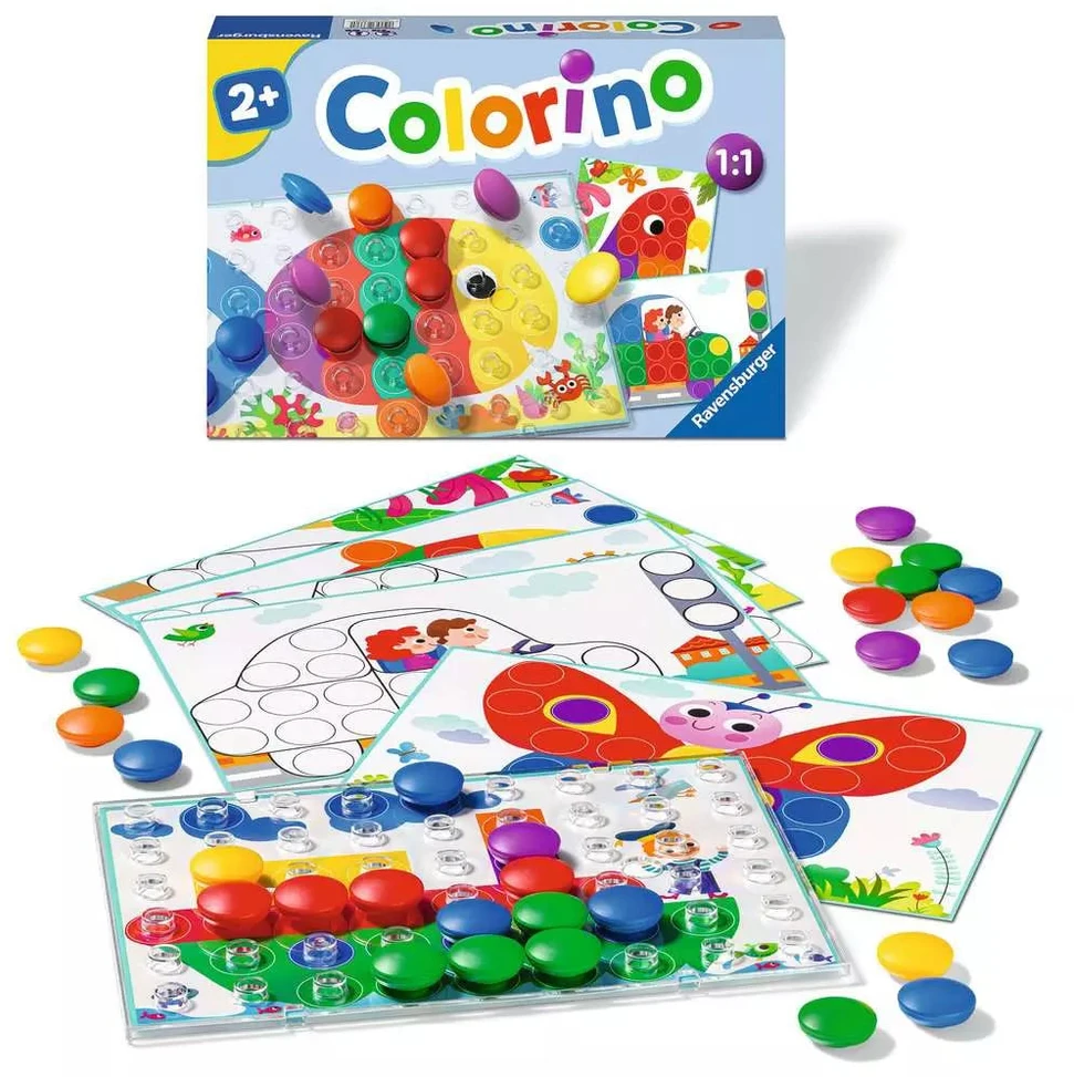 Ravensburger lavinamasis žaidimas „Junior Colorino“, nuo 2 m.