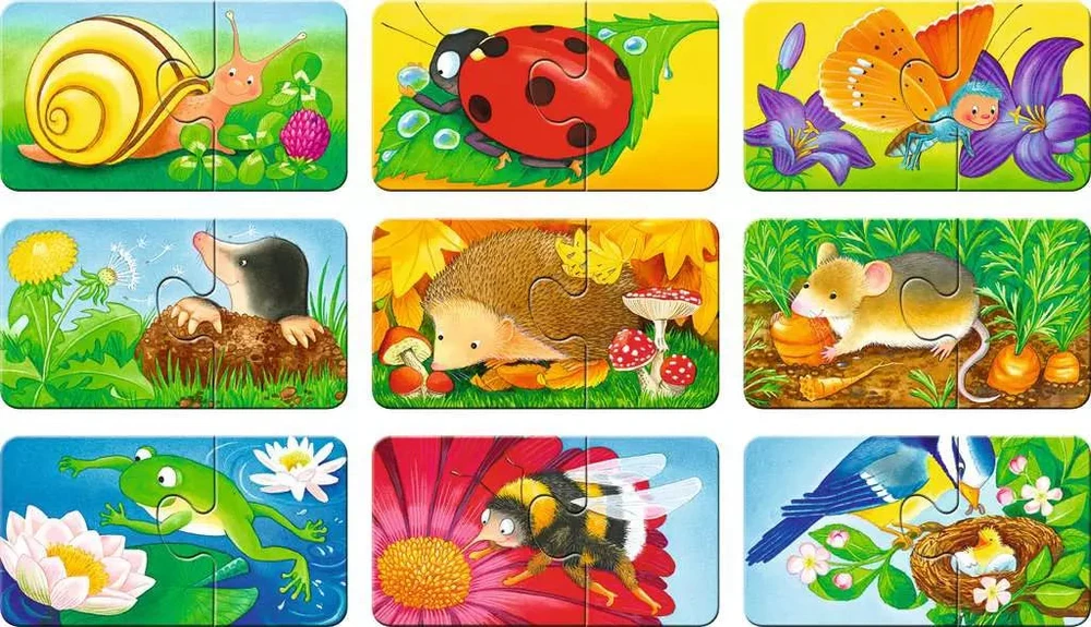 Ravensburger Dėlionė 9x2 vnt. - Mano pirmoji dėlionė