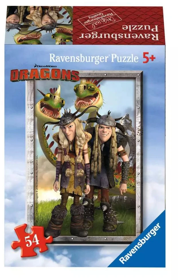 Ravensburger mini dėlionė „Drakonai“, 54 det.
