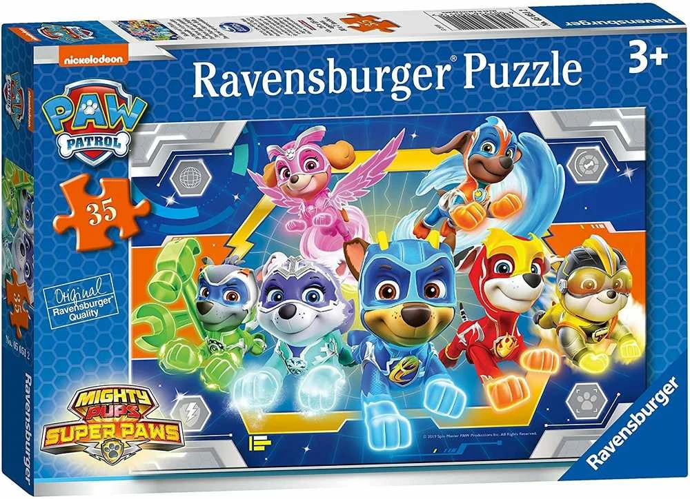 Ravensburger Paw Patrol Mighty Pups 35 Piece Jigsaw Puzzle - RAVENSBURGER dėlionė